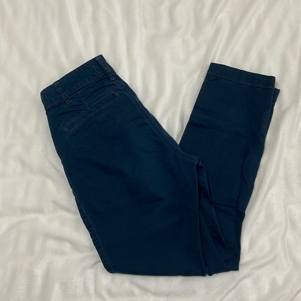 ABERCROMBIE & FIT WOMENS HIGH RISE CHINO PANTS